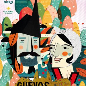 El cartel del valenciano Sergio Iborra anunciador de los Güevos Pintos 2023